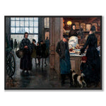 In Hötorghallen 1889 as an art poster from Historly – full image without white border