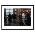 In Hötorghallen 1889 as an art poster from Historly – with white border without title