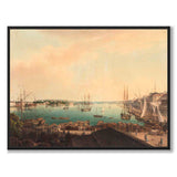 View from Slussen 1840 as an art poster from Historly – full image without white border