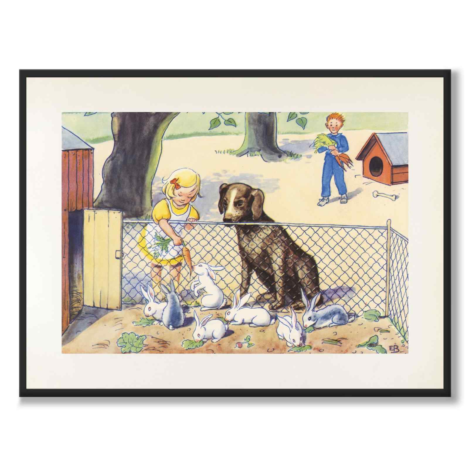 Good Annika as a poster for a children's room from Historly – full image without white border