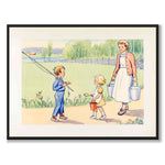 Good Little Annika as a poster for a children's room from Historly – full-bleed without white border