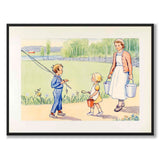 Good Little Annika as a poster for a children's room from Historly – full-bleed without white border