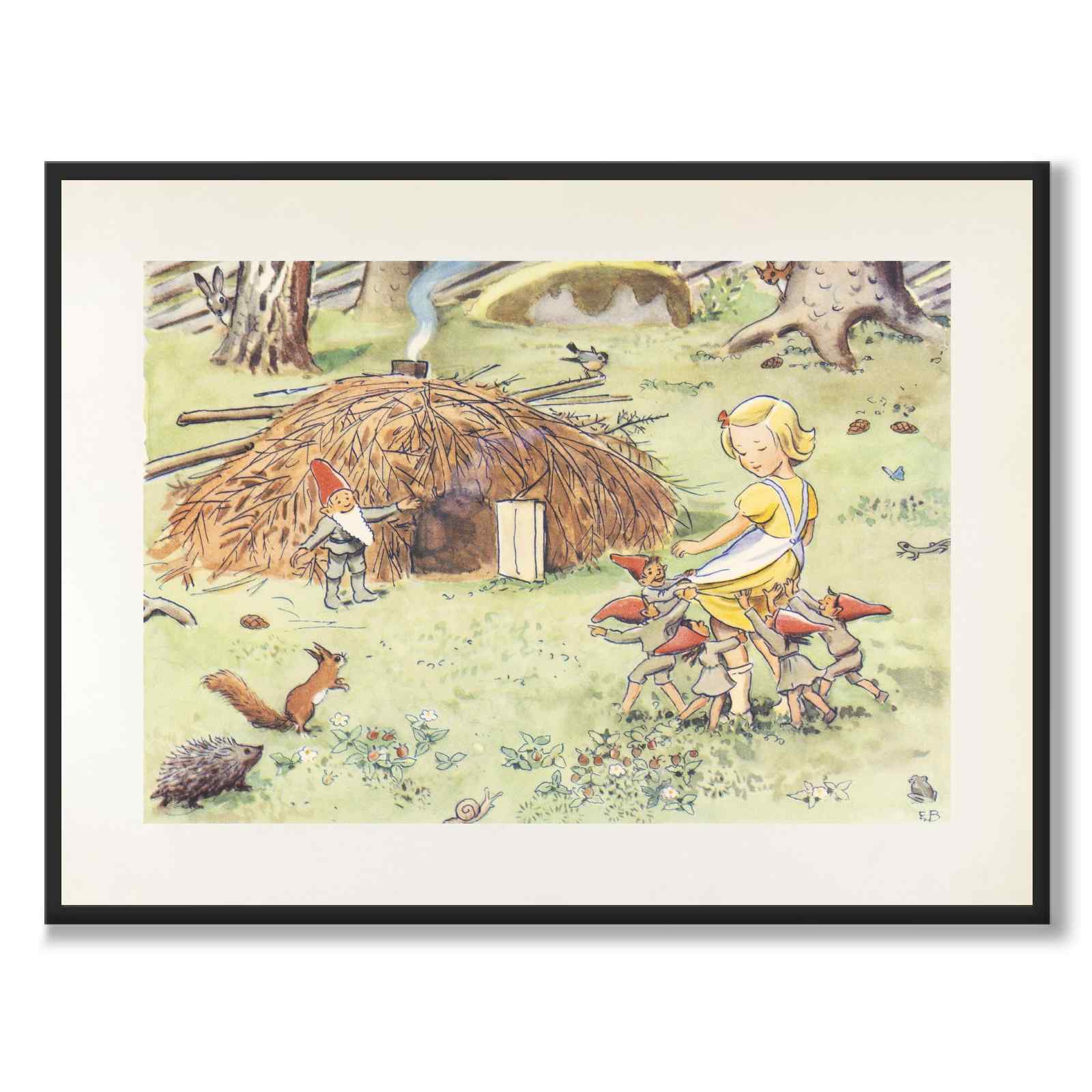 Good Annika as a poster for a children's room from Historly – full image without white border