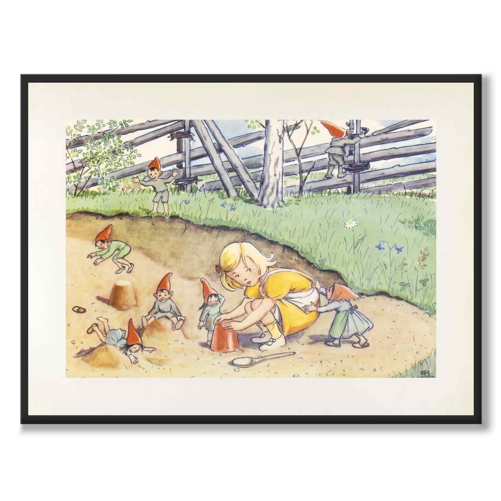 Good Annika as a poster for a children’s room from Historly – full image without white border