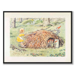 Duktiga Annika as a poster for a children's room from Historly – full image without white border