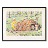 Duktiga Annika as a poster for a children's room from Historly – full image without white border