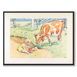 Little Miss Annika as a poster for a children’s room from Historly – full image without white border