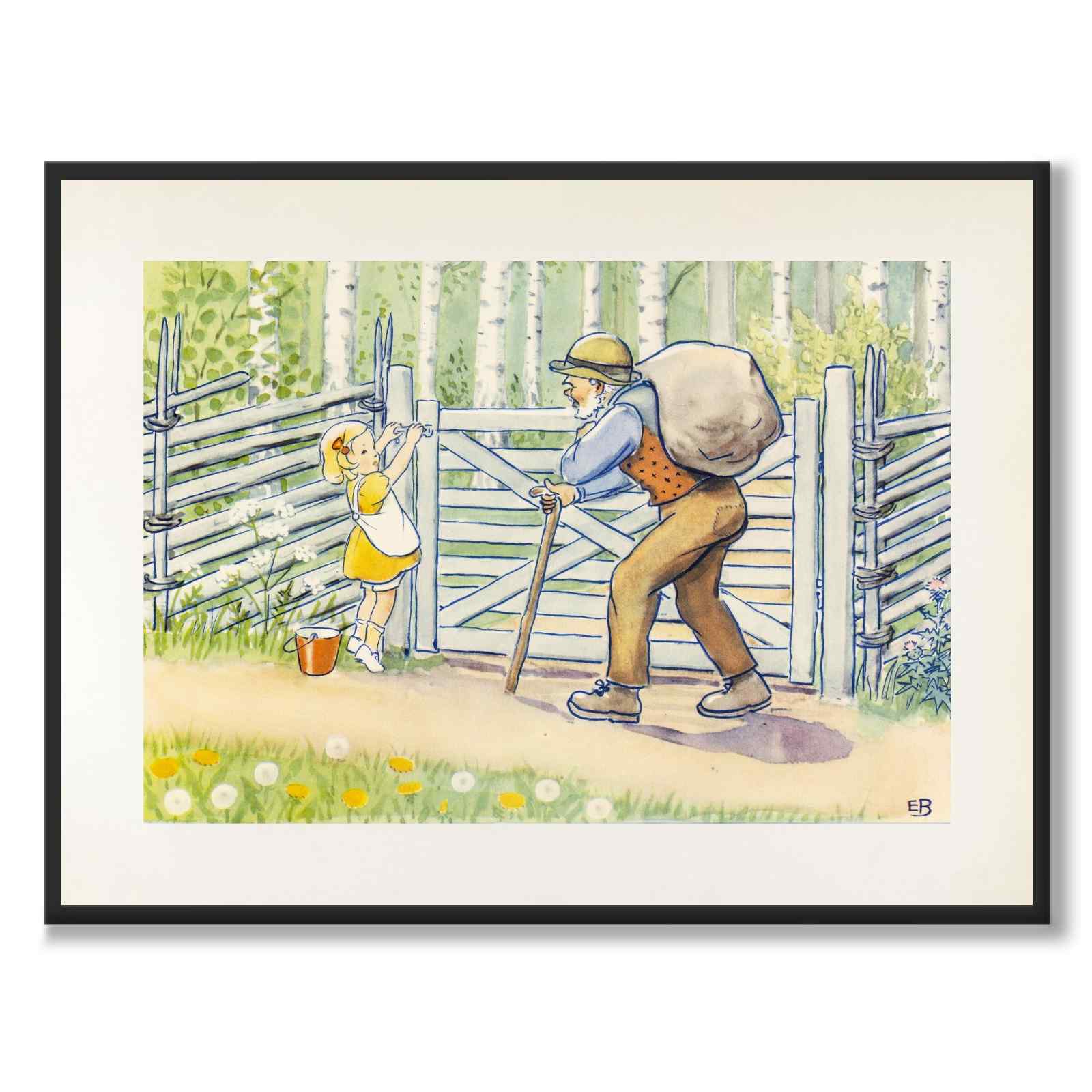 Good Annika as a poster for a children's room from Historly – full image without white border