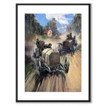 Crosby as a vintage illustration and poster from Historly – with white border without title