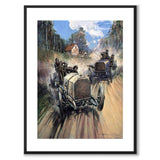 Crosby as a vintage illustration and poster from Historly – with white border without title