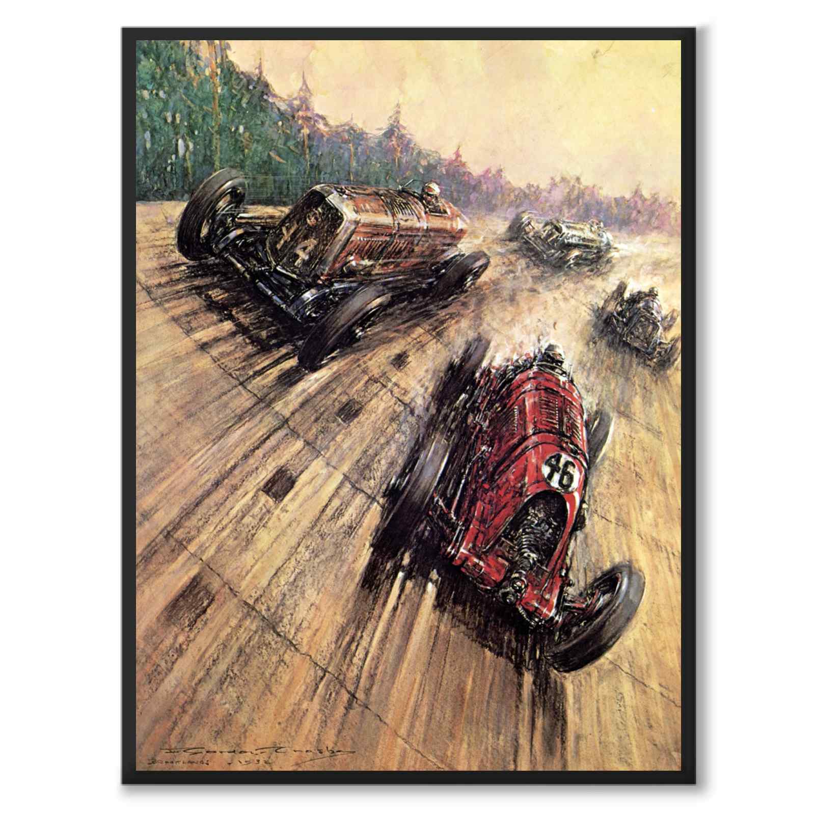 Crosby as a vintage illustration and poster from Historly – full image without white border