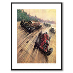 Crosby as a vintage illustration and poster from Historly – with white border without title