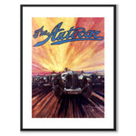 Crosby as a vintage illustration and poster from Historly – with white border without title