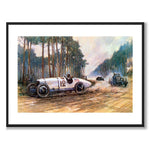 Crosby as a vintage illustration and poster from Historly – with white border without title