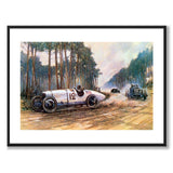 Crosby as a vintage illustration and poster from Historly – with white border without title