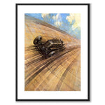 Crosby as a vintage illustration and poster from Historly – with white border without title