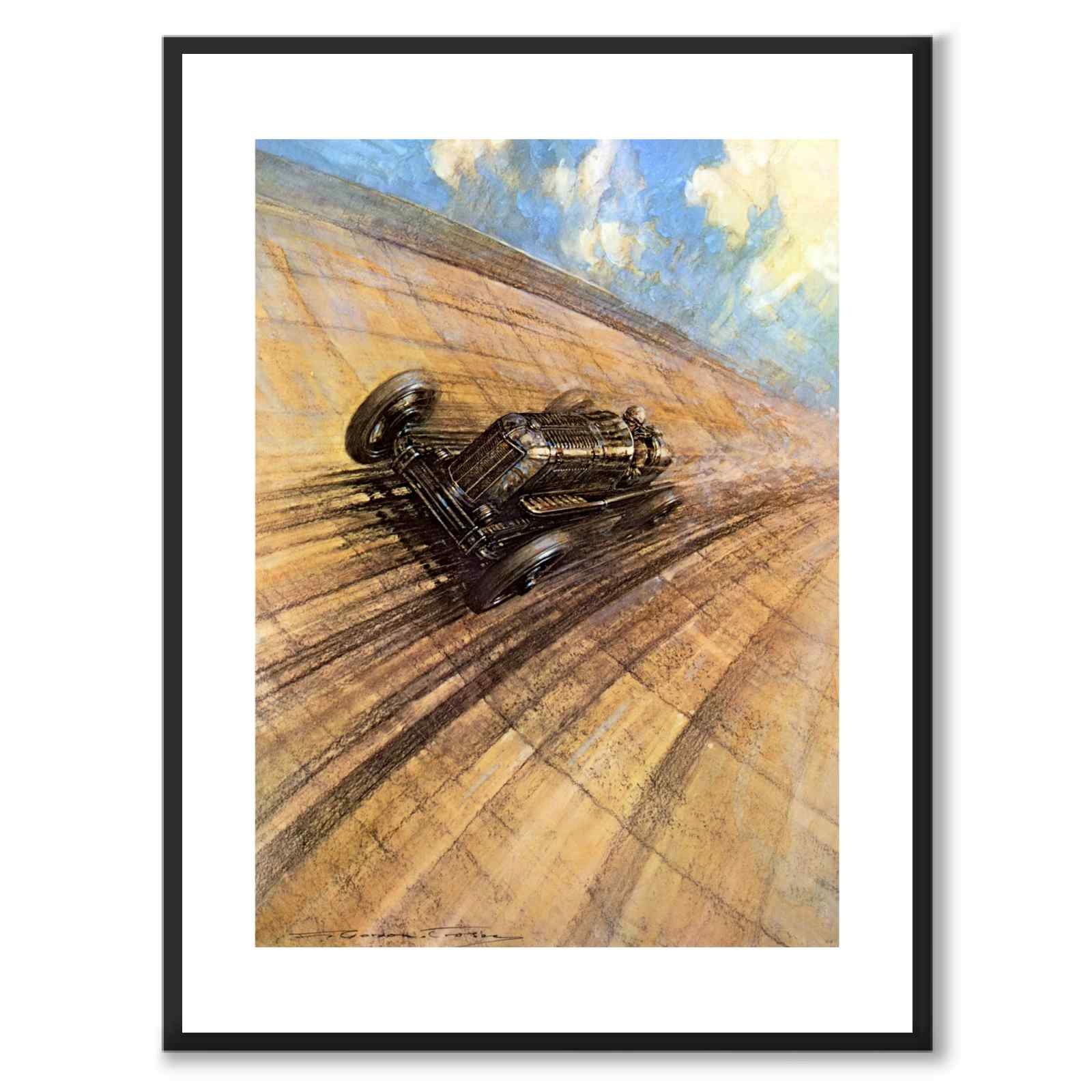 Crosby as a vintage illustration and poster from Historly – with white border without title