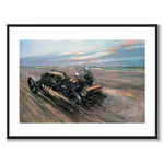Crosby as a vintage illustration and poster from Historly – with white border without title