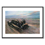 Crosby as a vintage illustration and poster from Historly – with white border without title