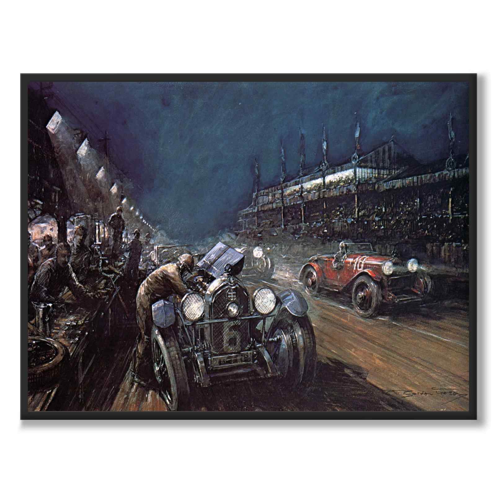 Crosby as a vintage illustration and poster from Historly – full image without white border