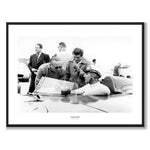 Grand Prix 1955 as a historic photograph and poster from Historly – with white border and title