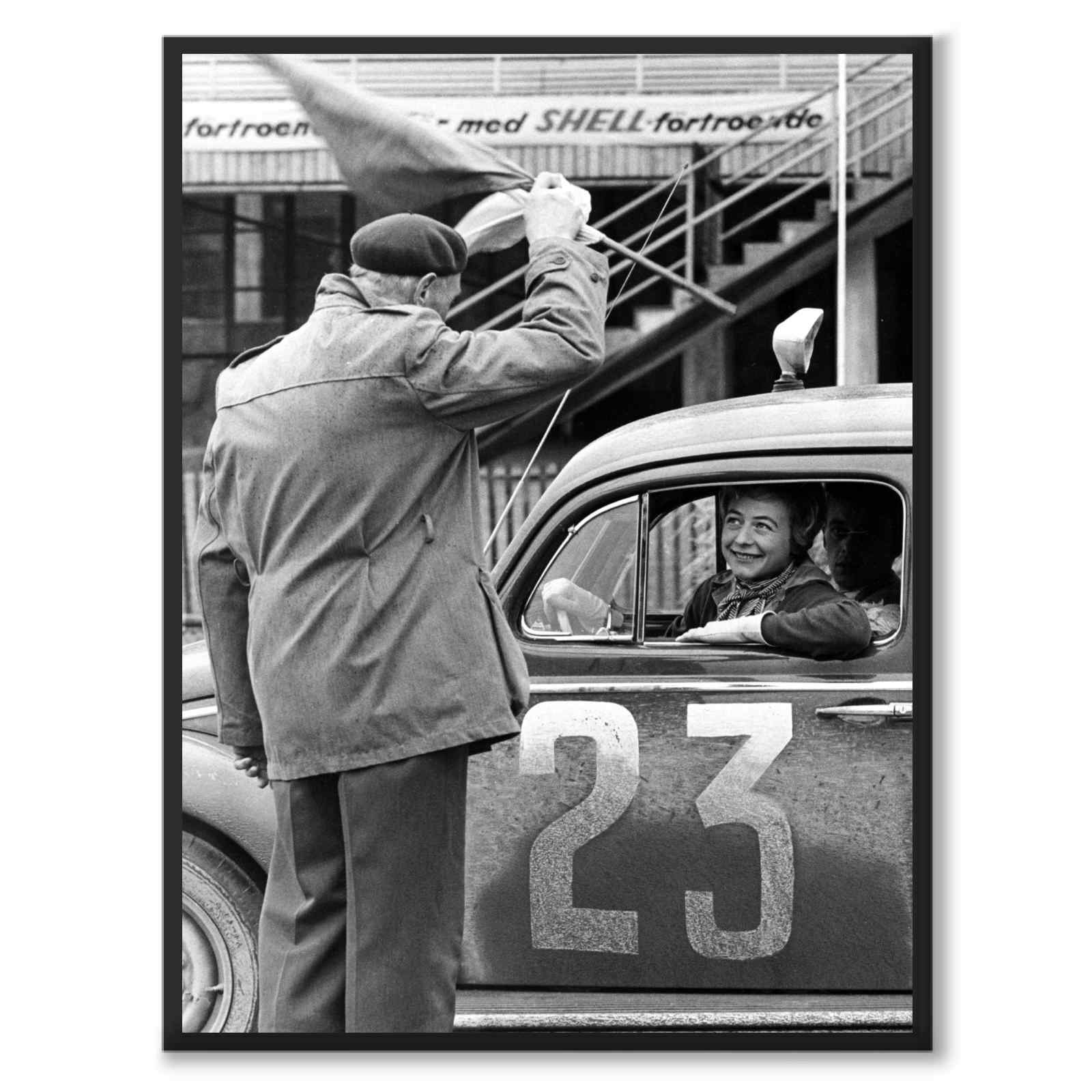 Nordic Women’s Rally 1960 as a historic photograph and poster from Historly – full image without white border