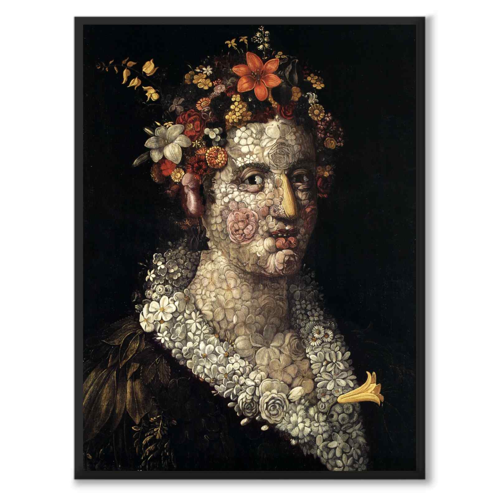 Flora as an art poster from Historly – full image without white border