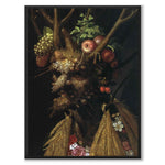 Four seasons as an art poster from Historly – full image without white border