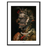 Water as art prints from Historly – with white border and title