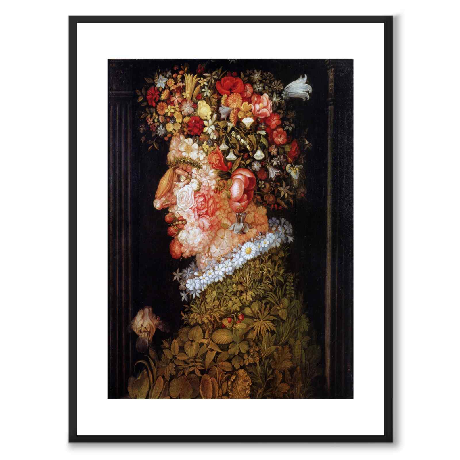 Spring as an art poster from Historly – with white border without title