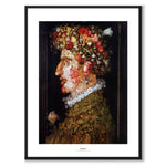 Spring as an art poster from Historly – with white border and title