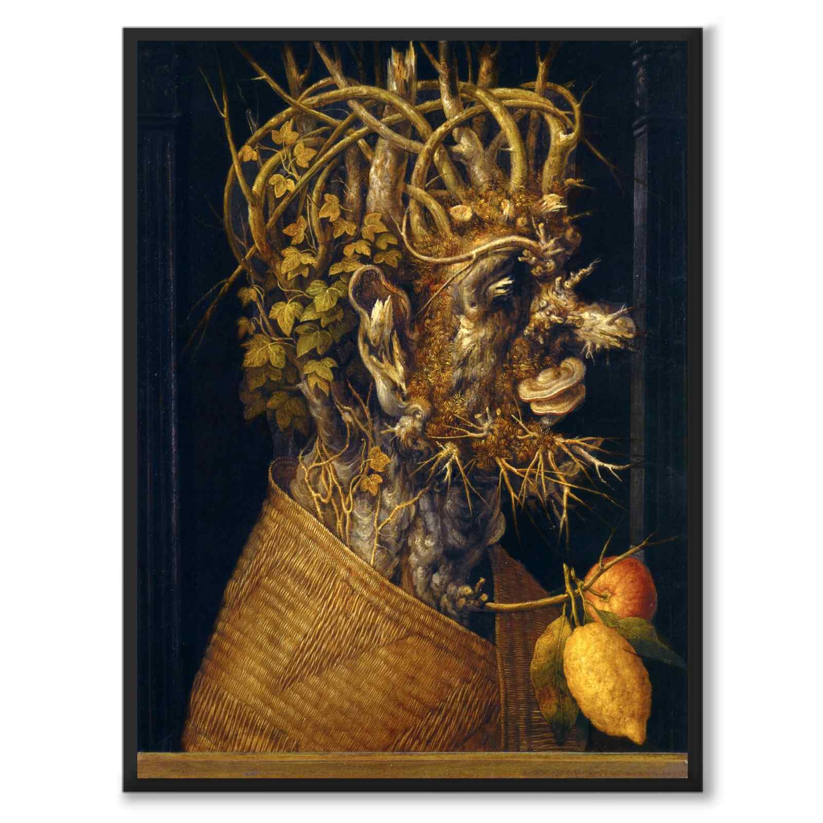 Winter as an art poster from Historly – full image without white border