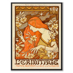 L'Ermitage as a vintage illustration and poster from Historly – full image without white border