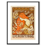 L'Ermitage as a vintage illustration and poster from Historly – with white border without title