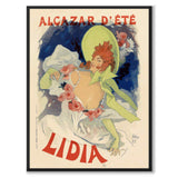 Alcazar d'Ete as a vintage illustration and poster from Historly – full image without white border