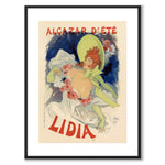 Alcazar d'Ete as a vintage illustration and poster from Historly – with white border without title