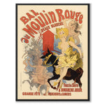 Moulin Rouge as a vintage illustration and poster from Historly – full image without white border