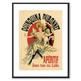 Quinquina Dubonnet as a vintage illustration and poster from Historly – with white border without title
