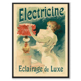 Electricine as a vintage illustration and poster from Historly – full image without white border