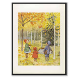 October as a poster for a children's room from Historly – full image without white border