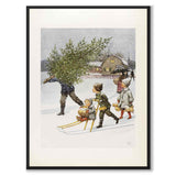 December as a poster for a children's room from Historly – full image without white border
