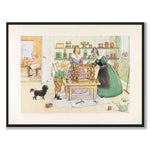 Petter and Lotta’s Christmas as a historic photograph and poster from Historly – full image without white border