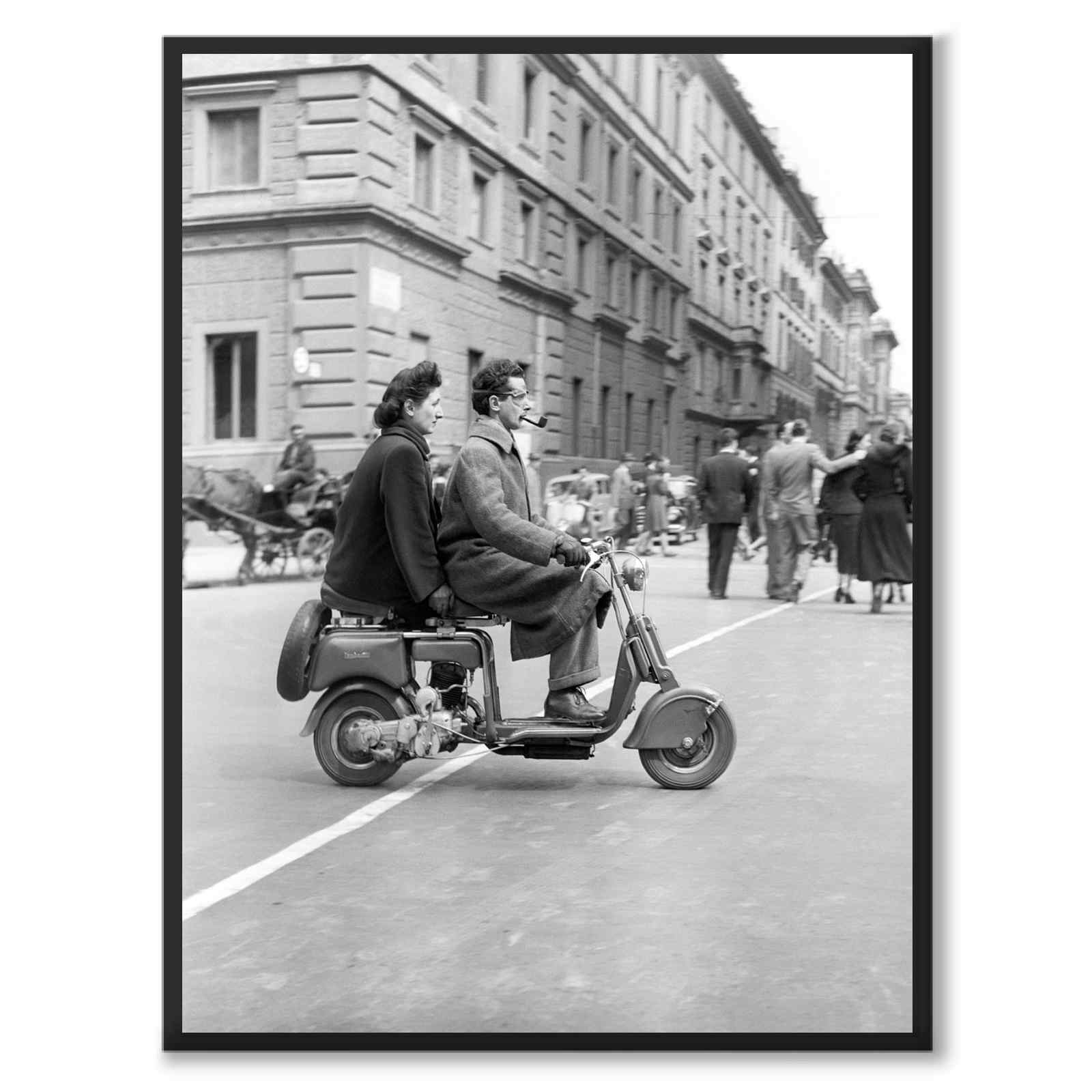 Lambretta Milano as a historic photograph and poster from Historly – full image without white border