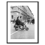 Lambretta Milano as a historic photograph and poster from Historly – with white border without title