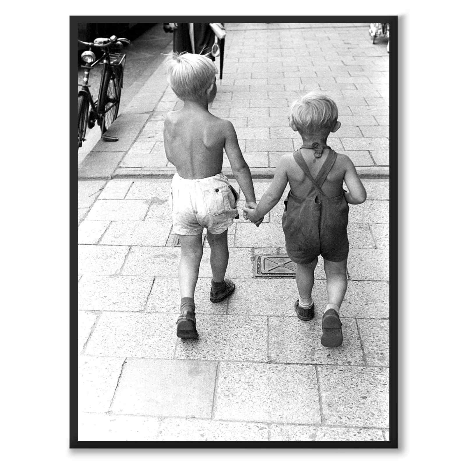 Stockholm 1950 as a historic photograph and poster from Historly – full image without white border
