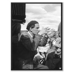 Ingemar Bergman som historiskt fotografi och poster från Historly – helbild utan vit kant
