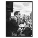 Ingemar Bergman som historiskt fotografi och poster från Historly – helbild utan vit kant