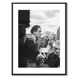 Ingemar Bergman som historiskt fotografi och poster från Historly – med vit kant utan titel