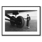 Junker G38 som historiskt fotografi och poster från Historly – med vit kant utan titel