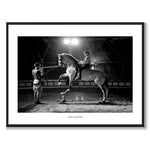 Circus Schumann as a historic photograph and poster from Historly – with white border and title